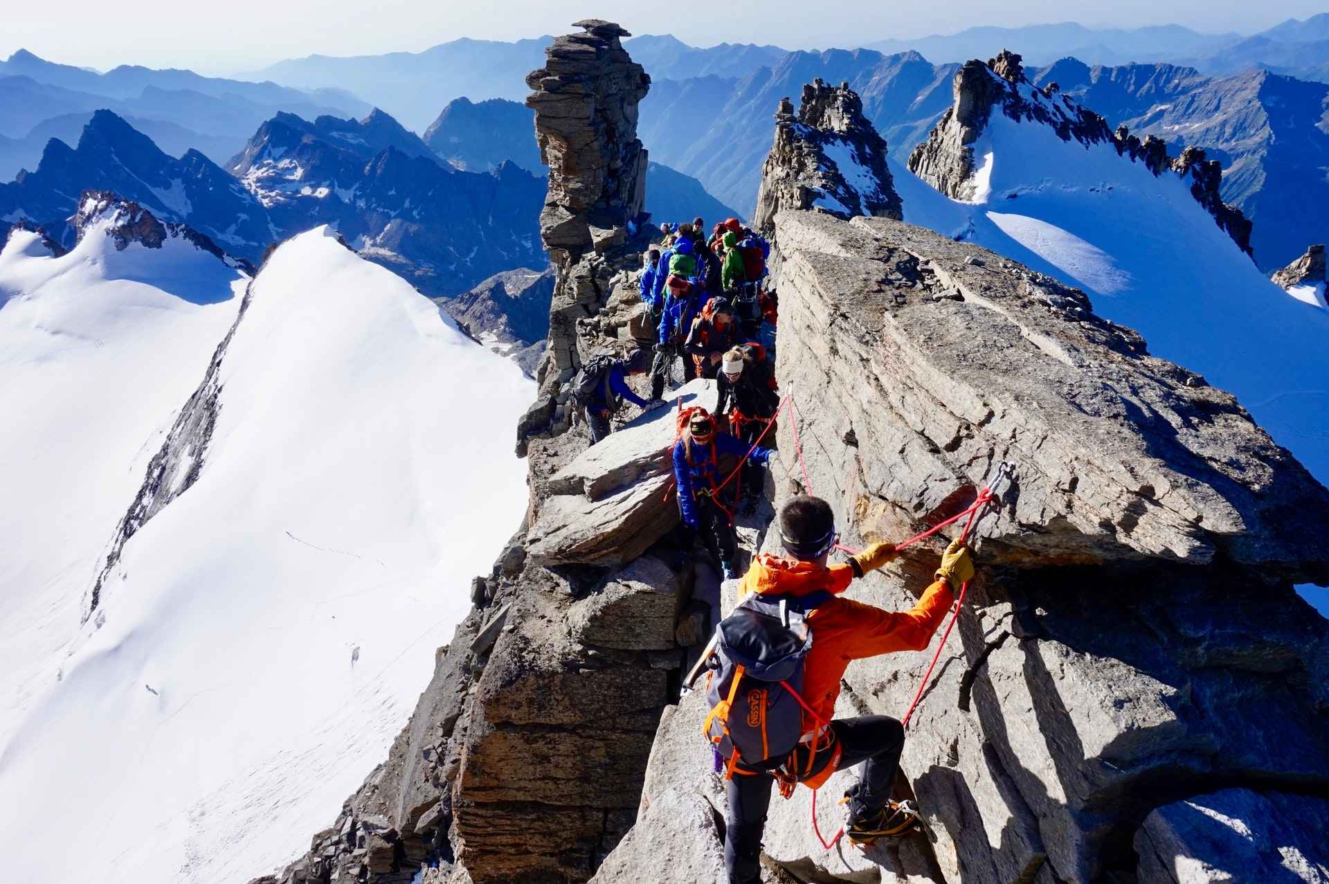 Gletsjers in het Gran Paradiso