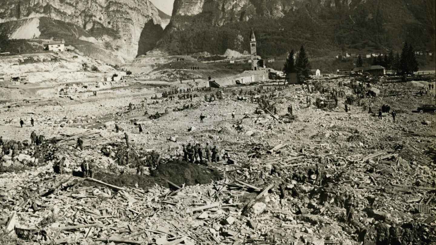 Ramp bij de Vajontdam