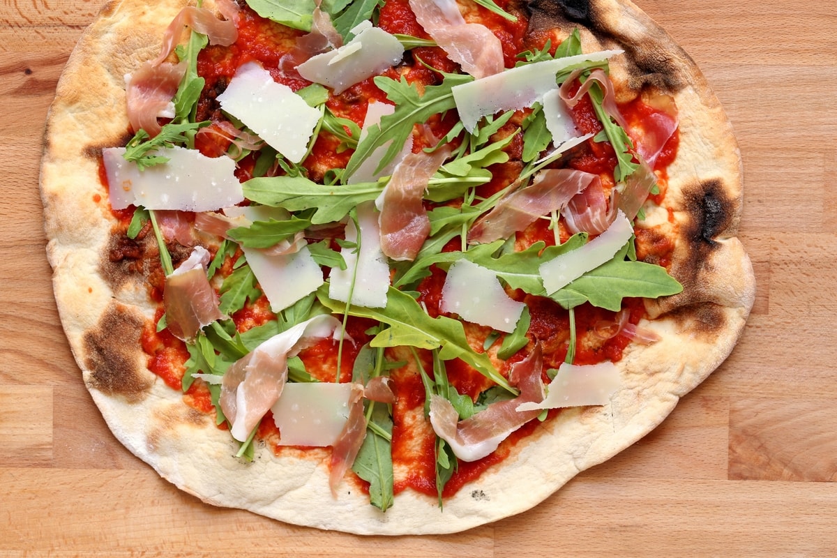 Ingrediënten Pizza Quattro Stagioni