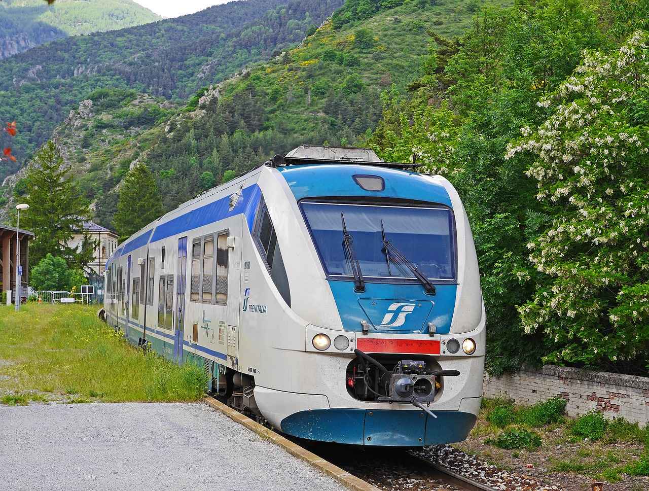 Met de trein in Italië