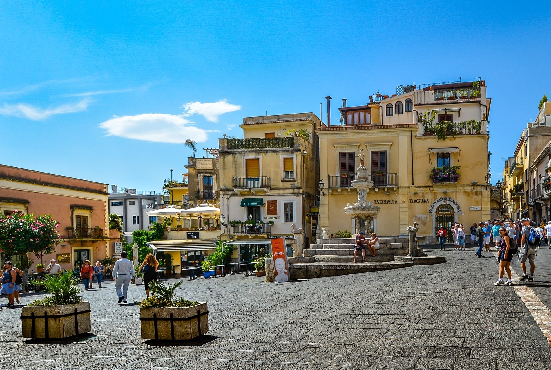 Taormina: Theater, Middeleeuwen en het Strand